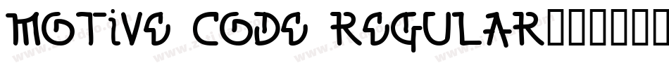 Motive Code Regular字体转换